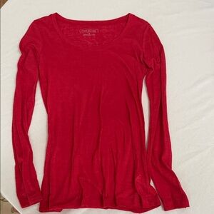 Maurices Cherry Red Long Sleeve Tee